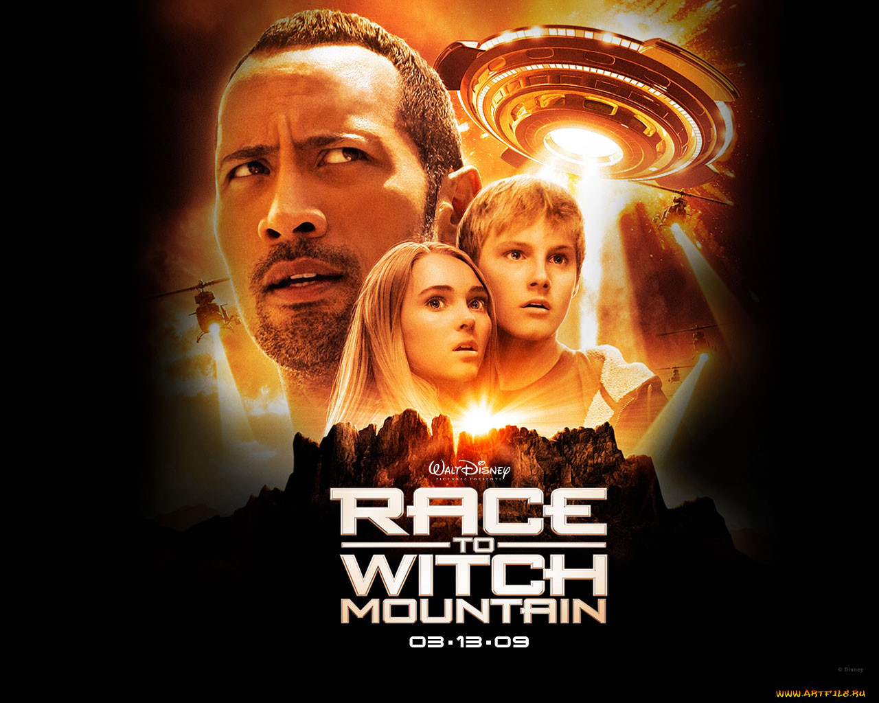 race, to, witch, mountain, , 